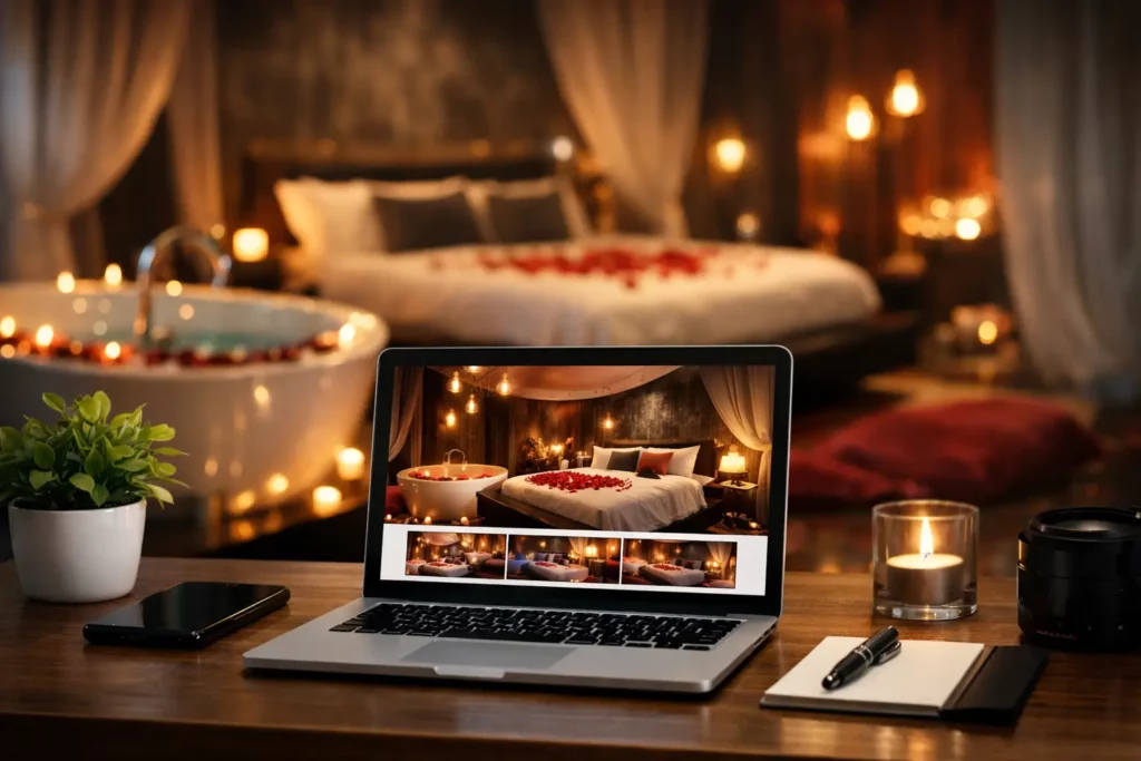 Créer un site web pour love room efficace